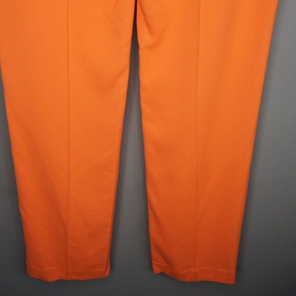 New A.L.C. Kennedy Straight Leg Trousers in Clementine Orange size 4 - Picture 11 of 16